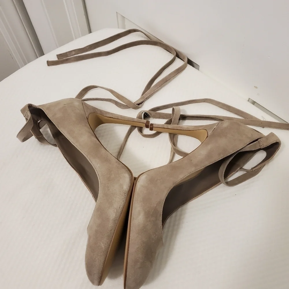 BCBGeneration Beige Suede 